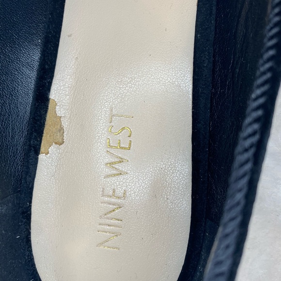 Nine West Black Sholette Velvet Loafers - Picture 5 of 11